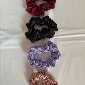 New Satin Scrunchies handmade set of 4